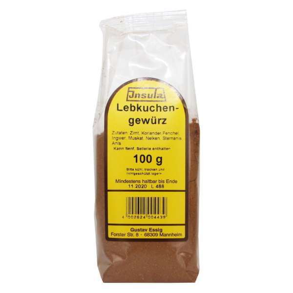 Insula Lebkuchengewürz 100g