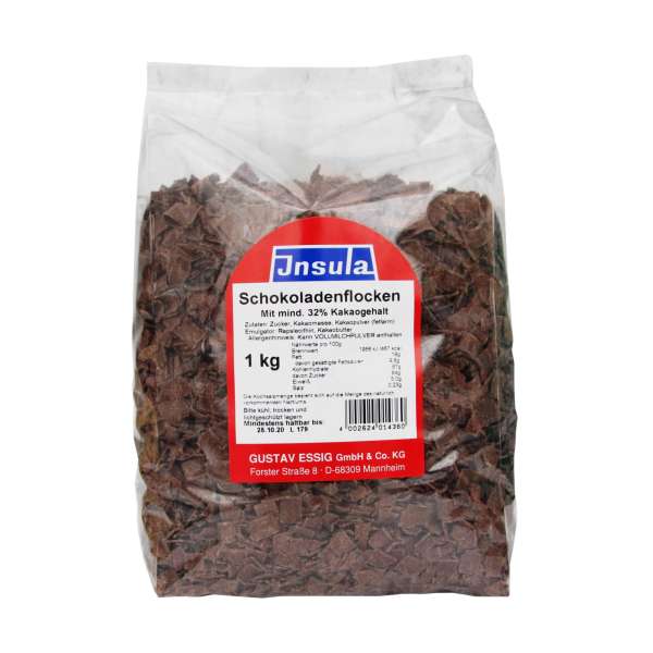 Insula Schokoladenflocken 1kg