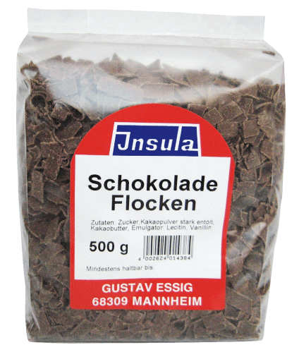 Insula Schokoladenflocken 500g