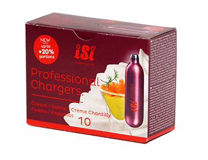iSi Sahnekapsel Professional Chargers 10 Stück