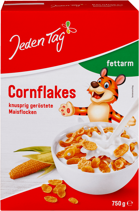 Jeden Tag Cornflakes fettarm 750g
