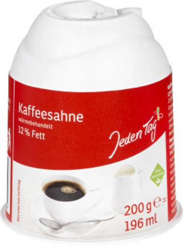 Jeden Tag Kaffeesahne 12% 200g