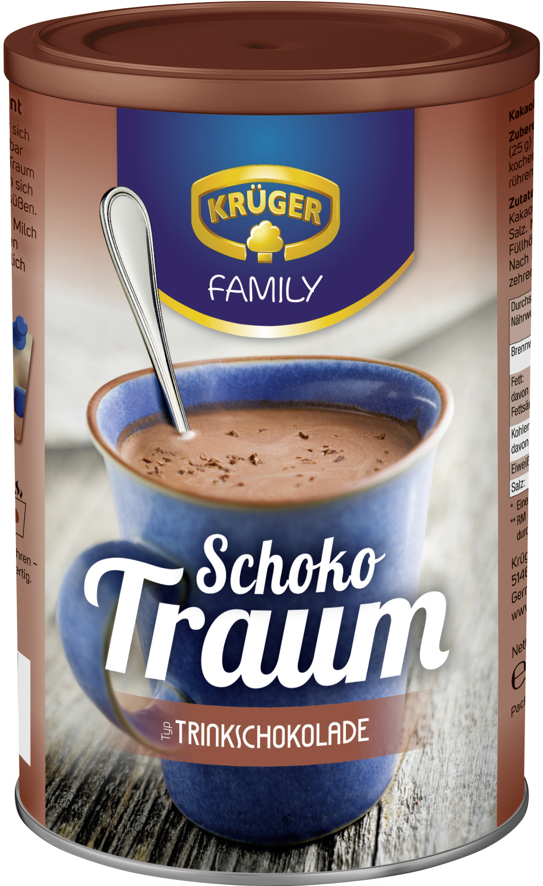 Krüger Family Schoko Traum Dose Trinkschokolade 250g