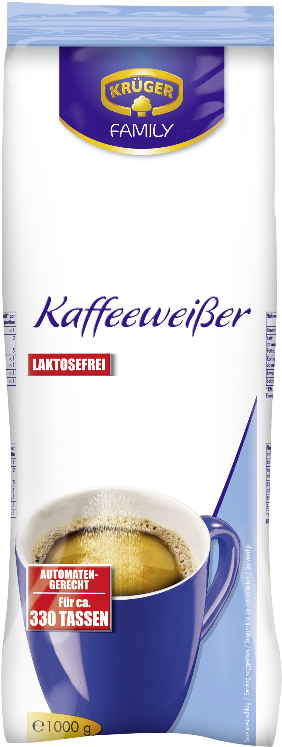 Krüger Kaffeeweißer Beutel lactosefrei 1kg