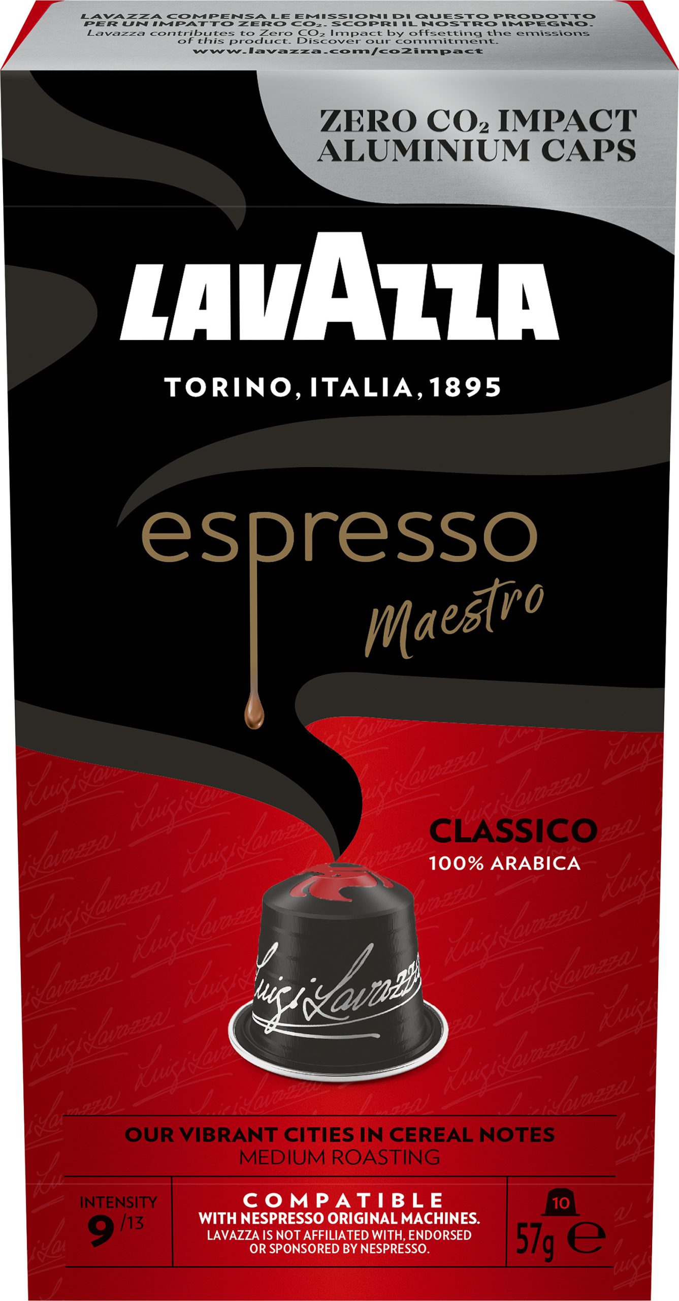 Lavazza NCC Alu Espresso Maestro Classico Kaffeekapseln 10er 57g