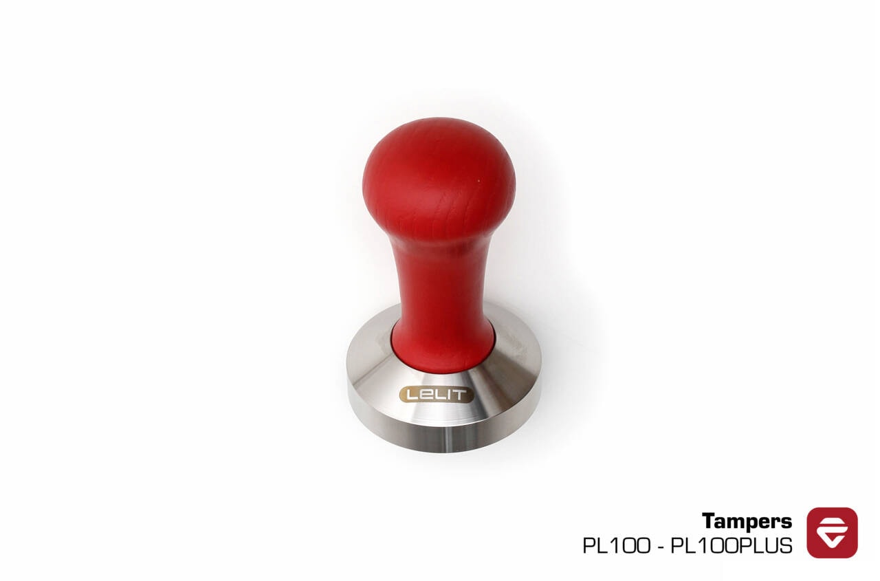 Lelit Tamper PLA481R für 58mm Siebträger, rot