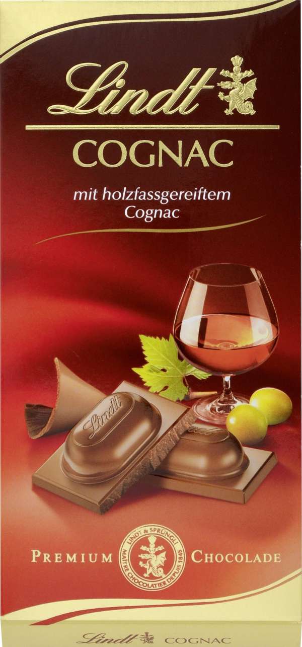 Lindt Cognac-Schokolade 100g