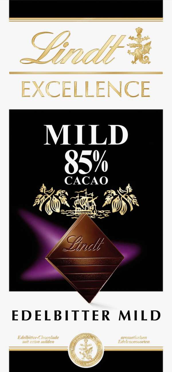 Lindt Excellence 85% Edelbitter mild 100g