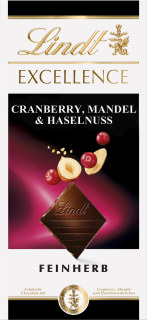 Lindt Excellence Cranberry Mandel Haselnuss 100g