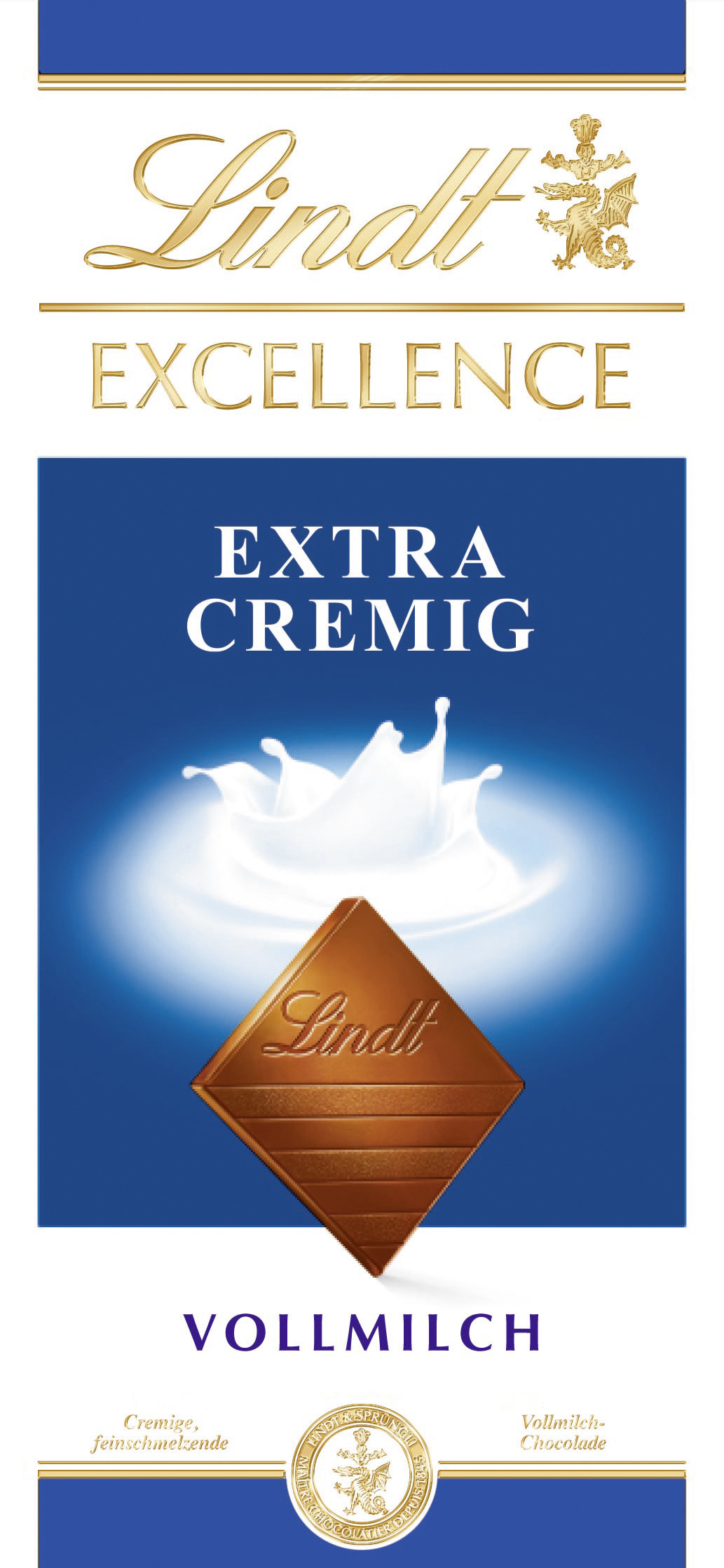 Lindt Excellence extra cremig 100g