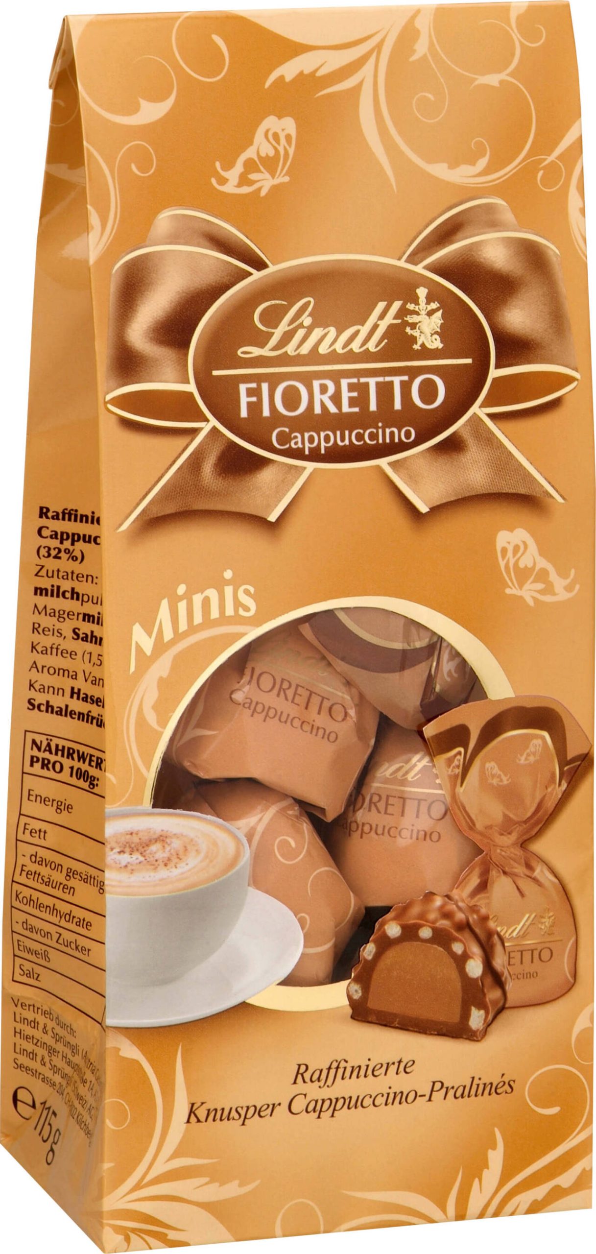 Lindt Fioretto Minis Cappuccino 115g