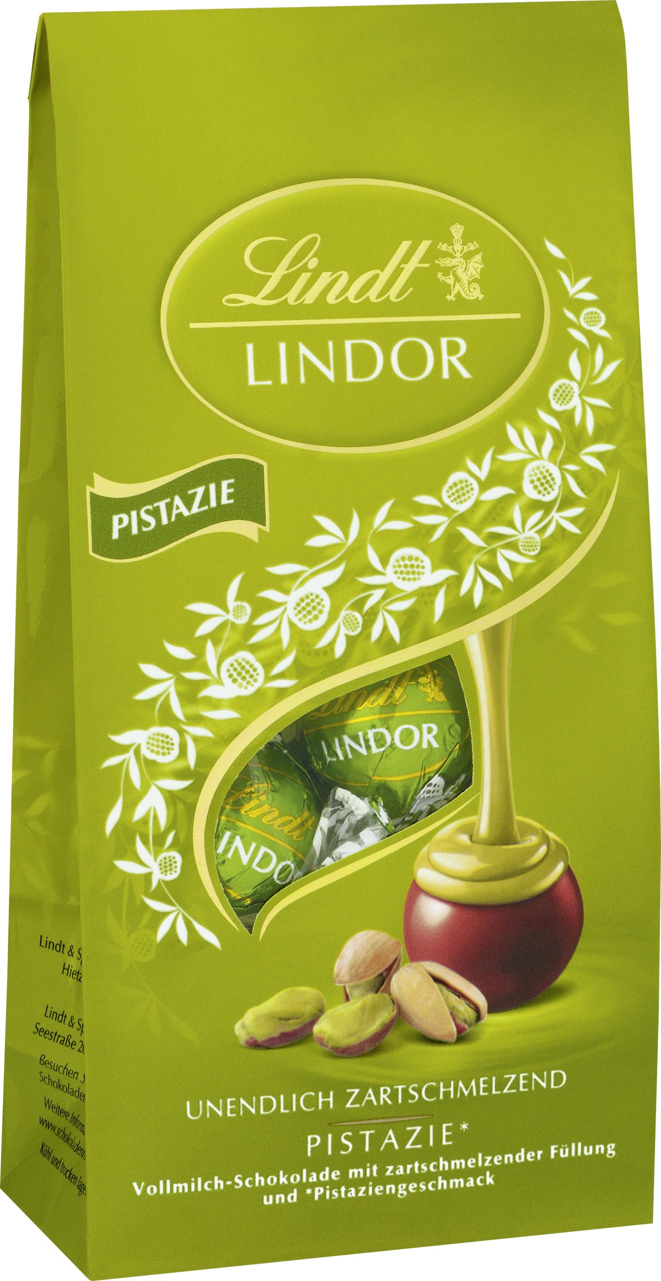 Lindt Lindor Kugel Pistazie 137g