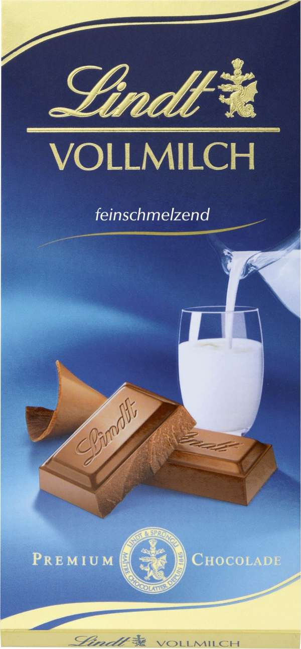 Lindt Schokolade Vollmilch 100g