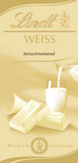 Lindt Schokolade Weiss 100g
