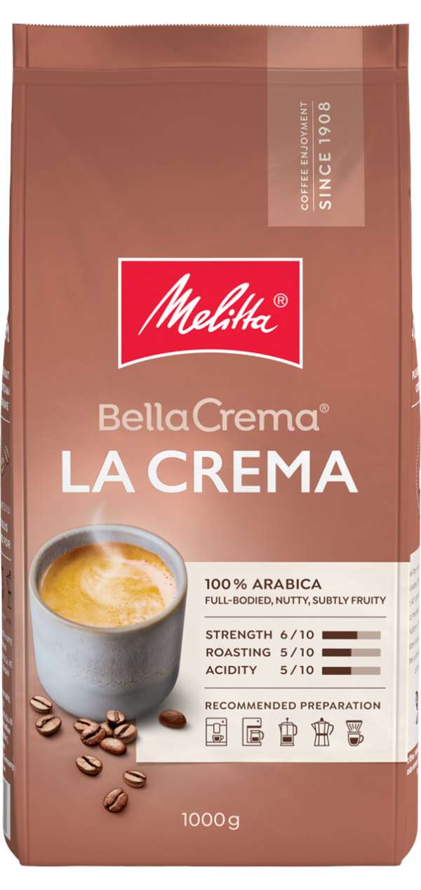 Melitta Bella Crema La Crema ganze Bohnen 1kg