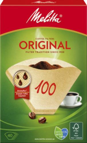Melitta Filtertüten 100 braun 40 Stück