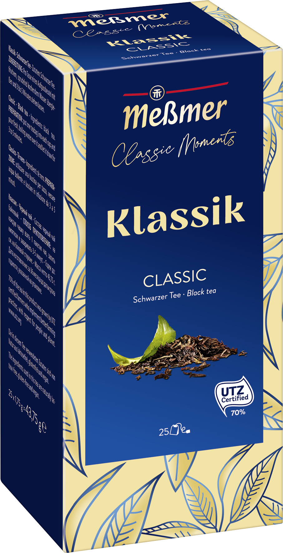 Meßmer Classic Moments Klassik Schwarzer Tee 25x1,75g