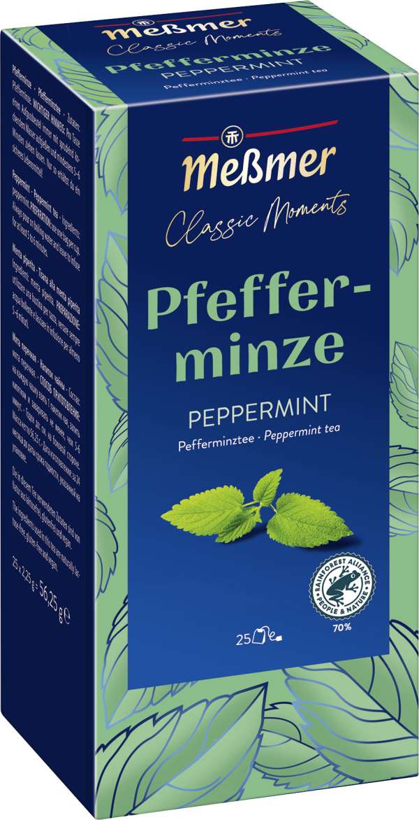 Meßmer Classic Moments Pfefferminztee 25x2,25 g Beutel