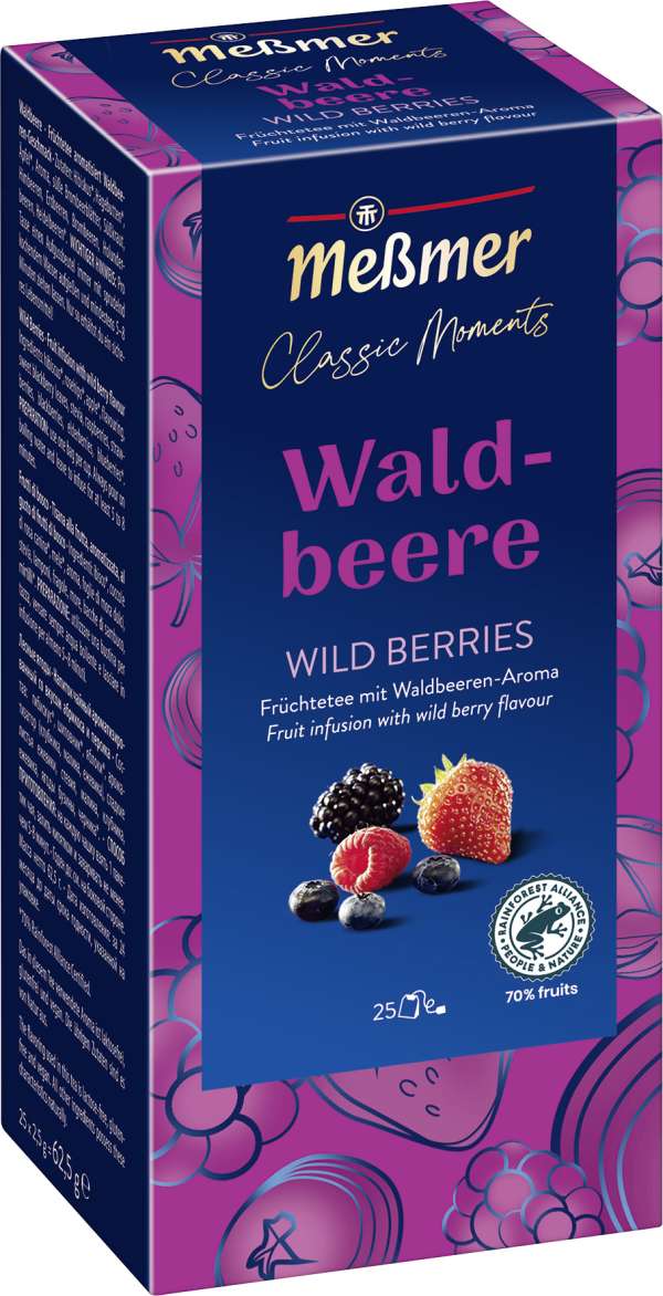 Meßmer Classic Moments Waldbeere Tee 25x2,5g