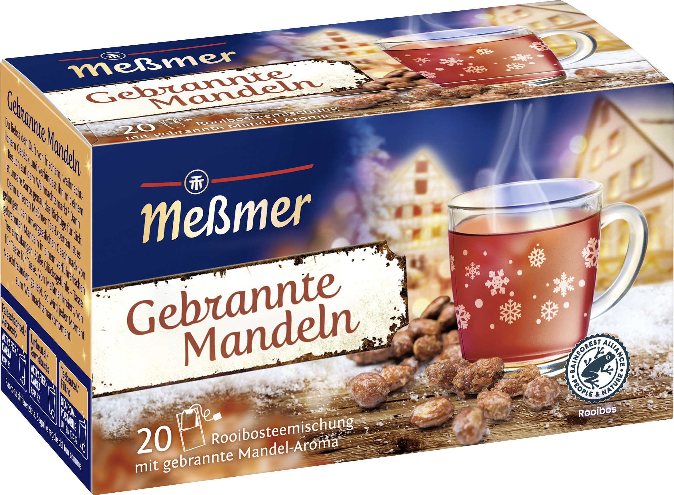 Meßmer Gebrannte Mandeln Rooibosteemischung 20x2g