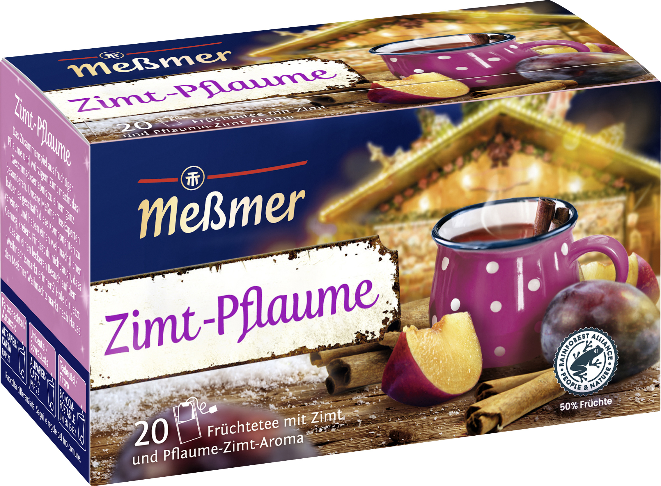 Meßmer Zimtpflaume Früchtetee 20x2,5g