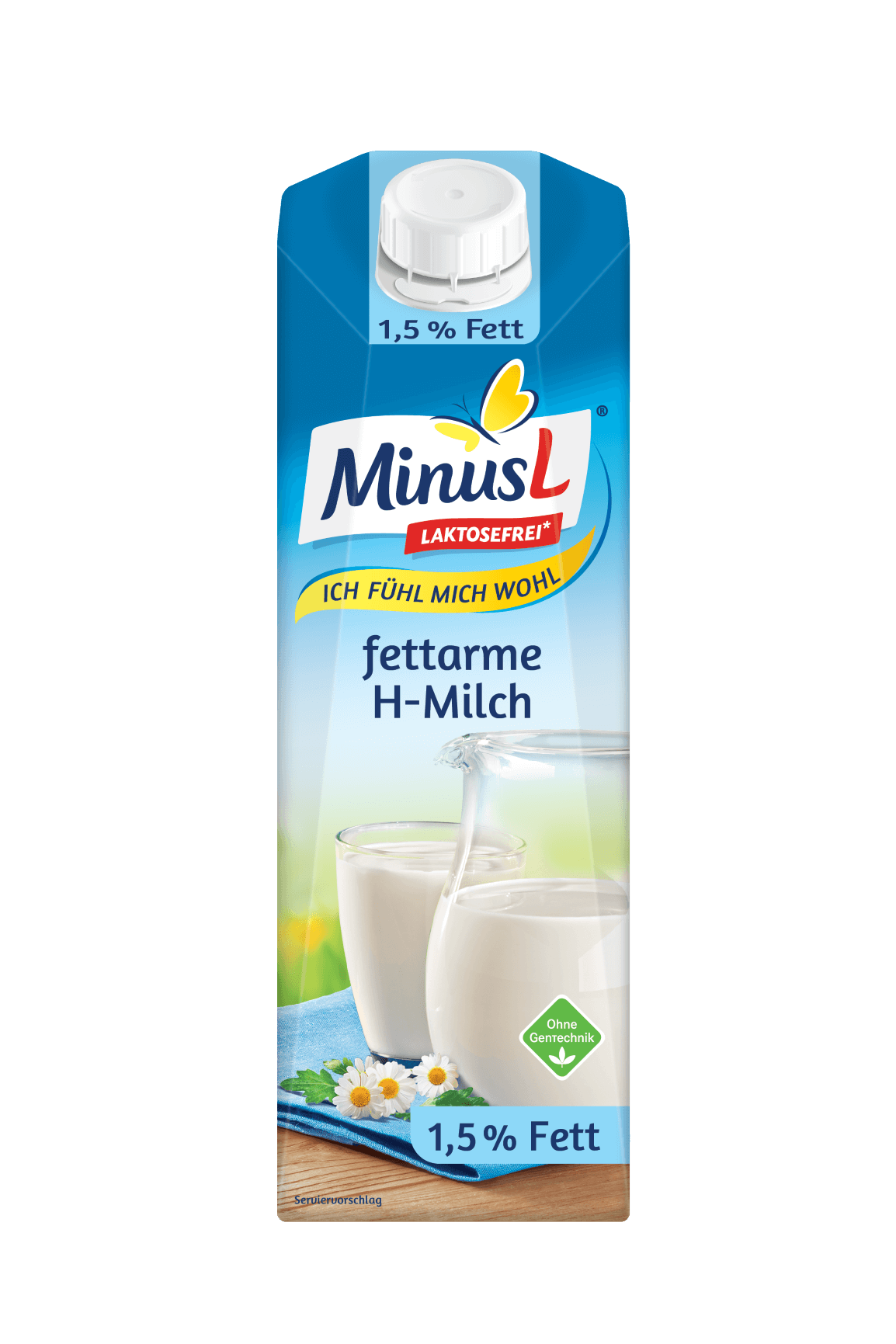 MinusL H-Milch 1,5% laktosefrei 1l