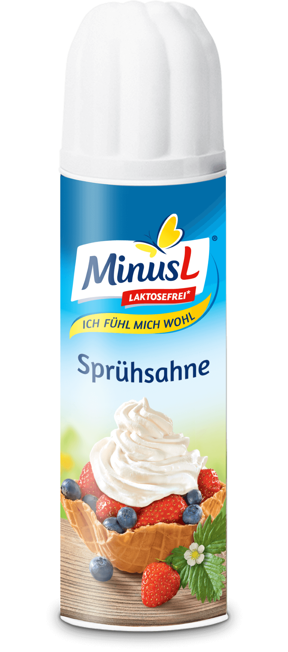 MinusL Sprühsahne 30% laktosefrei 250g