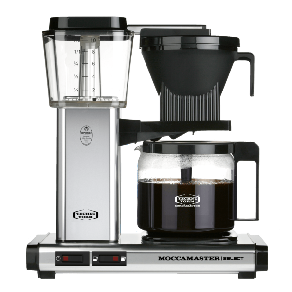 Moccamaster KBG Select, polished silver