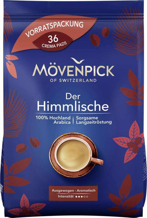 Mövenpick Der Himmlische Crema Pads 36x7g