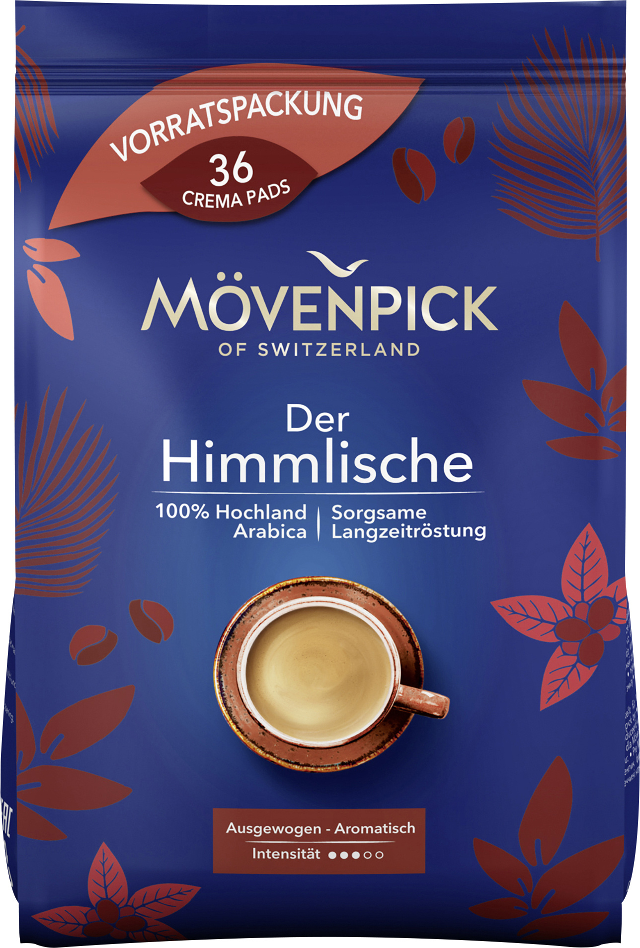 Mövenpick Der Himmlische Crema Pads 36x7g