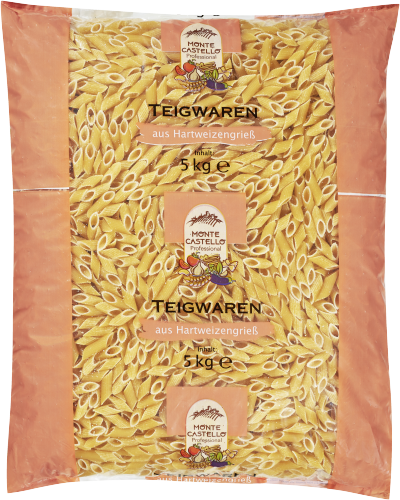 Monte Castello Mezze Penne Rigate 5kg