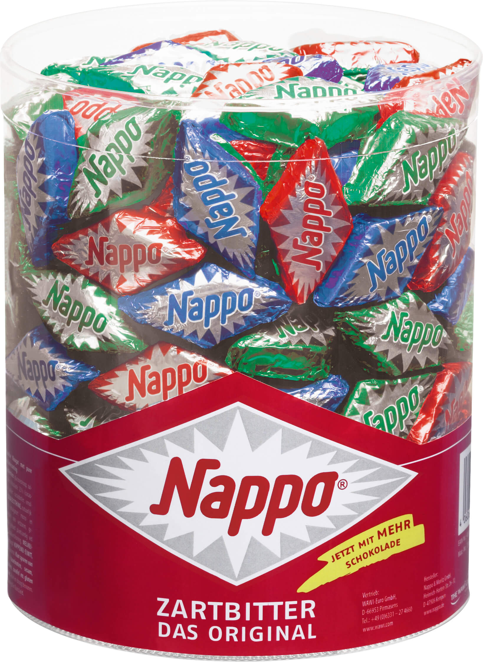Nappo Dose Klassik Zartbitter XL 1,32 kg