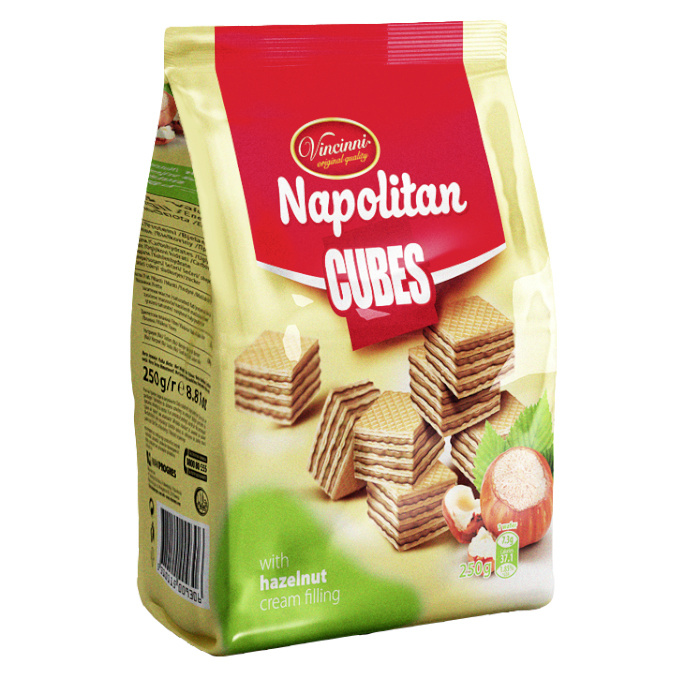 Neapolitaner Würfel Haselnuss 250g