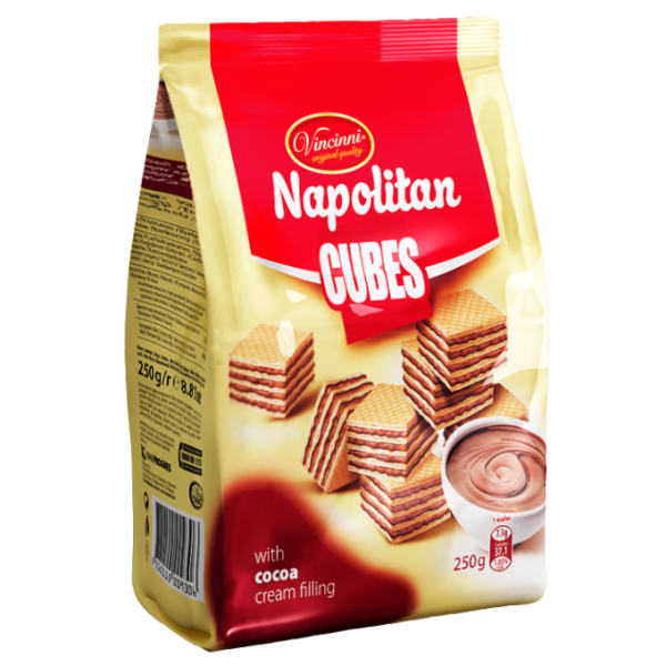 Neapolitaner Würfel Kakao 250g