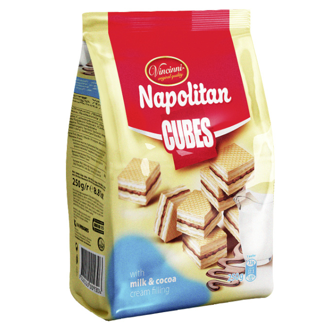 Neapolitaner Würfel Milch Kakao 250g