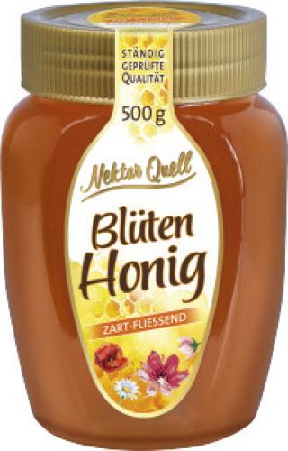 NektarQuell Blütenhonig 500g Flasche