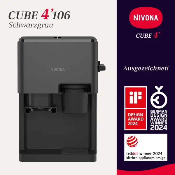 Nivona CUBE 4106 Kaffeeautomat schwarzgrau – Bild 3