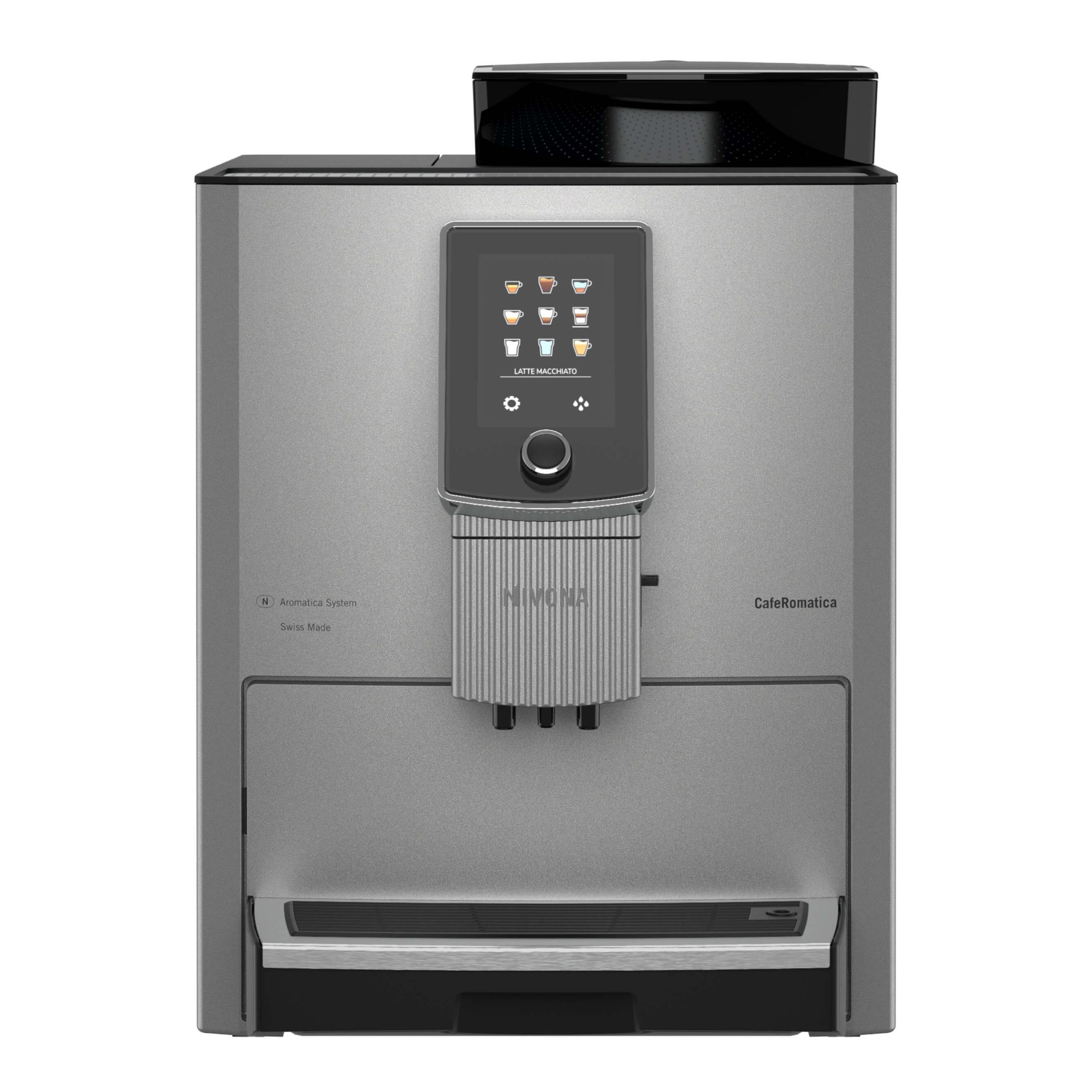 Nivona NICR 1040 Kaffeevollautomat Titan Chrom inkl. NIMC 1000 Milchcontainer