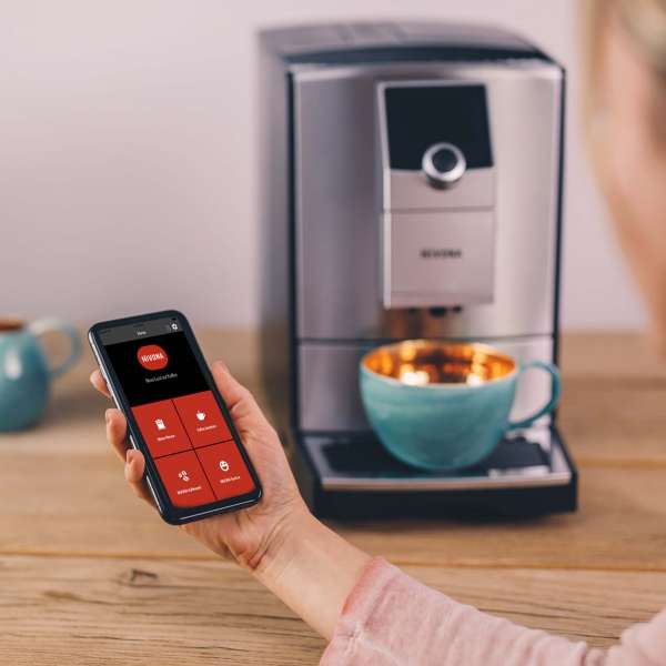 Nivona NICR 796 Kaffeevollautomat Chrom weiß – Bild 4
