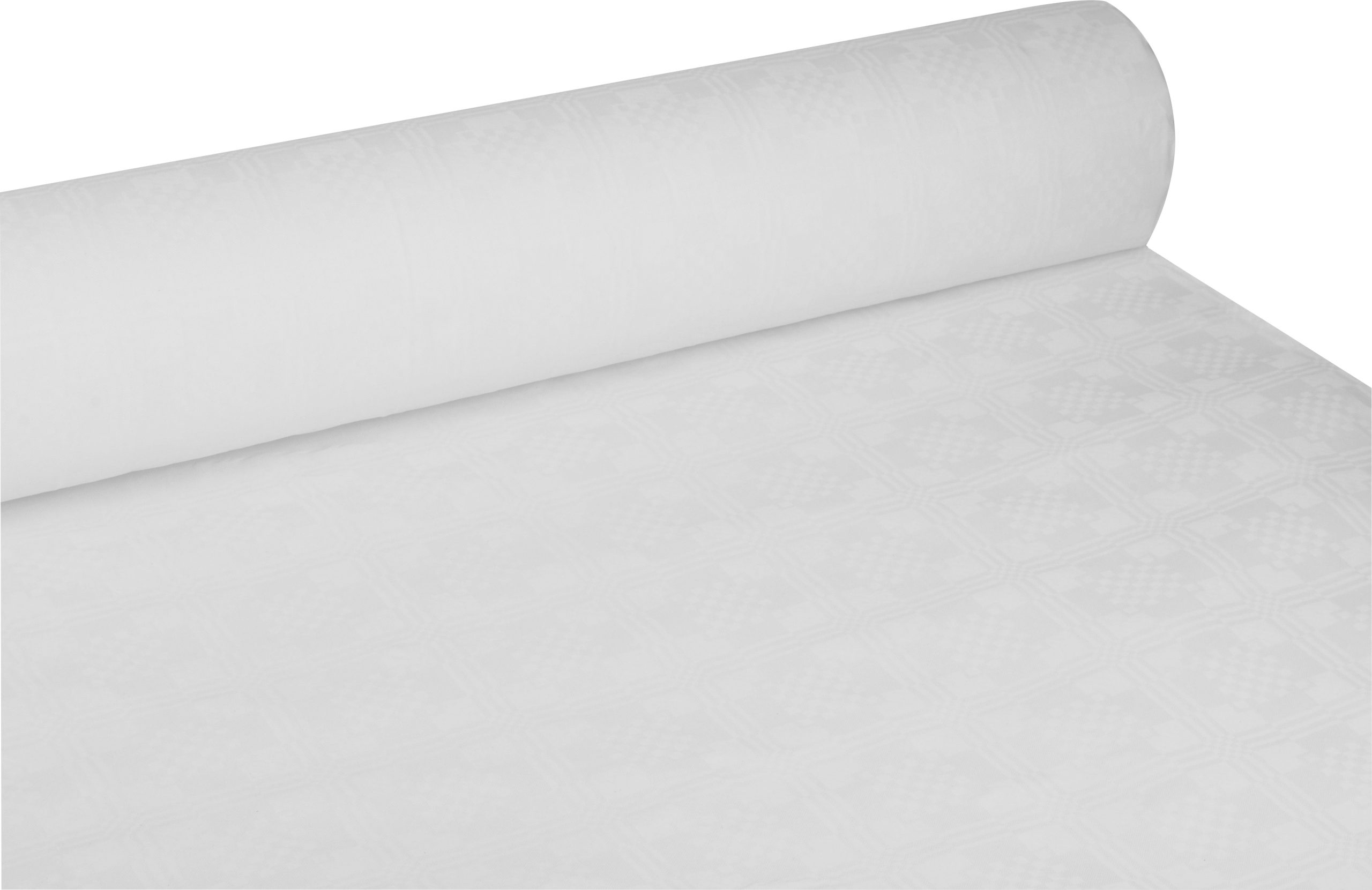 Papiertischtuch mit Damastprägung 100 m x 1 m weiß