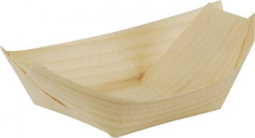 Papstar Pure FF Holz-Schiffchen 11x6,5cm 50 Stück