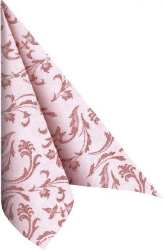 Papstar Servietten 40cm 1/4 Falz Royal Damascato bordeaux 50 Stk.