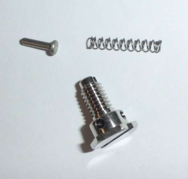 Quick Mill Brühkopfschraube für Thermoblock +Feder+Stift