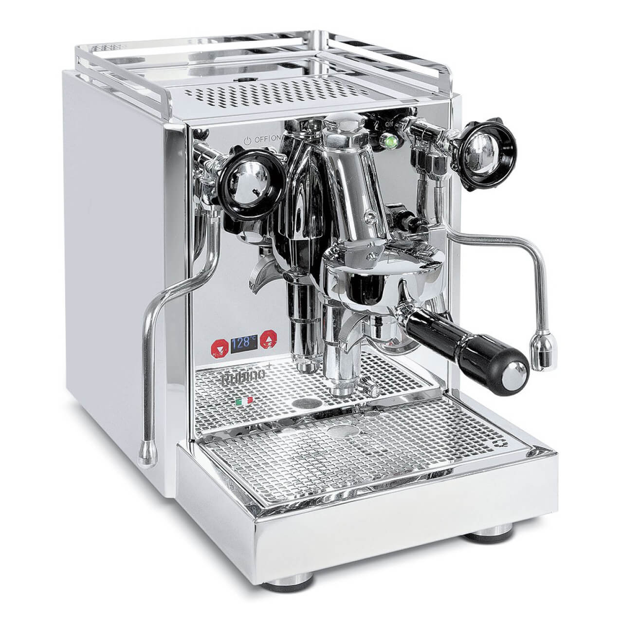 Quick Mill Espressomaschine Rubino Plus + GRATIS Umbaukit aus Holz für Rubino Plus