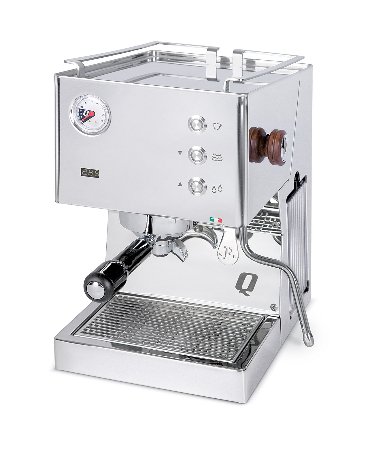 Quick Mill Pop Up Espressomaschine Edelstahl