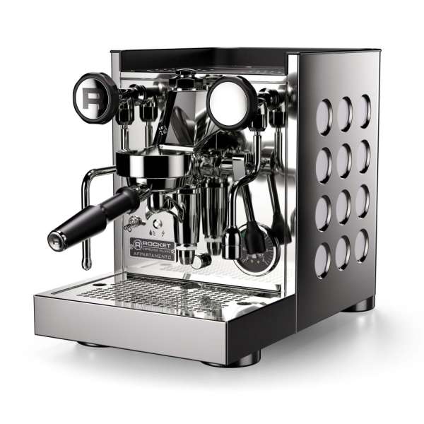 Rocket Appartamento TCA Espressomaschine Chrom weiß