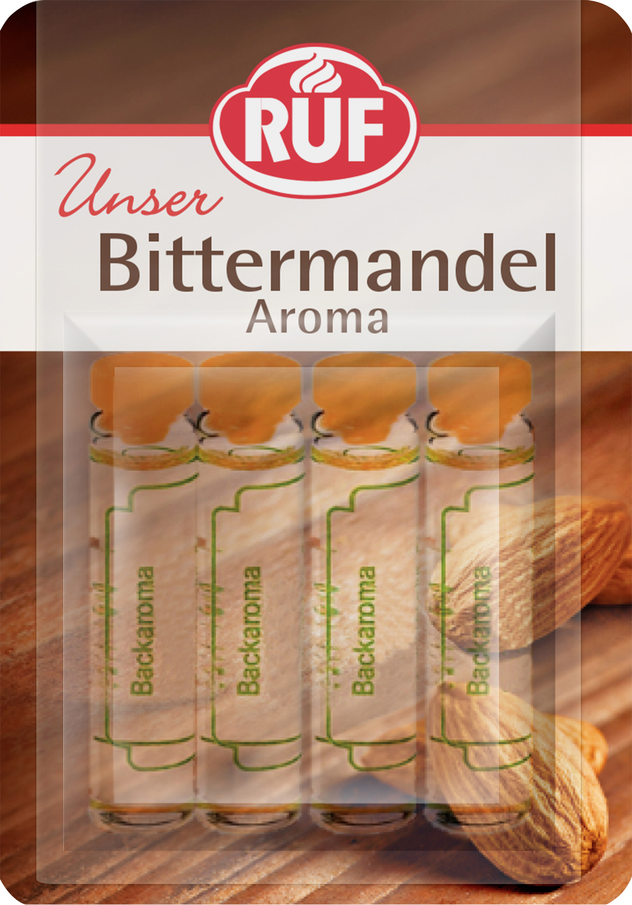 Ruf Backaroma Bittermandel 4er Pack