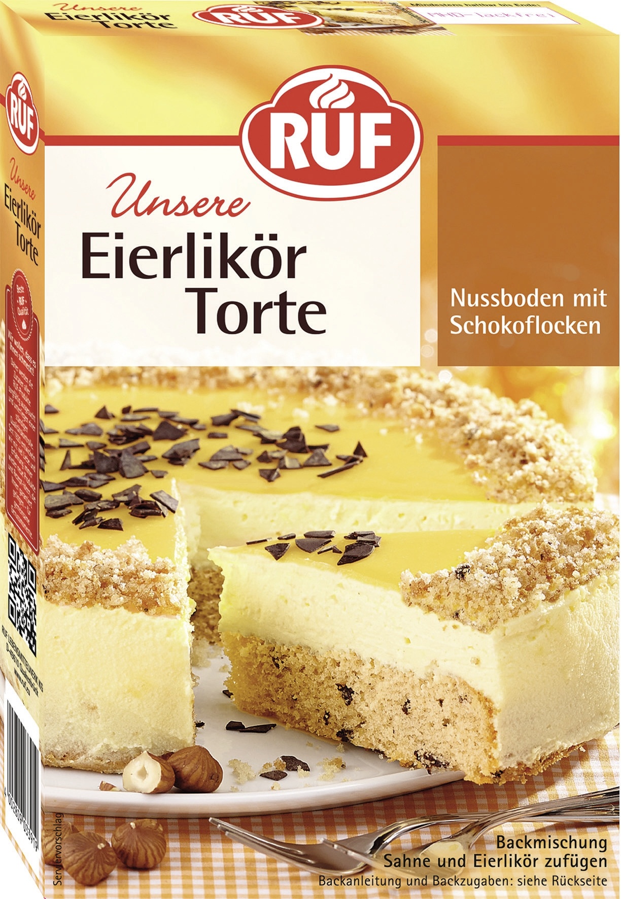 Ruf Eierlikörtorte Backmischung 350g
