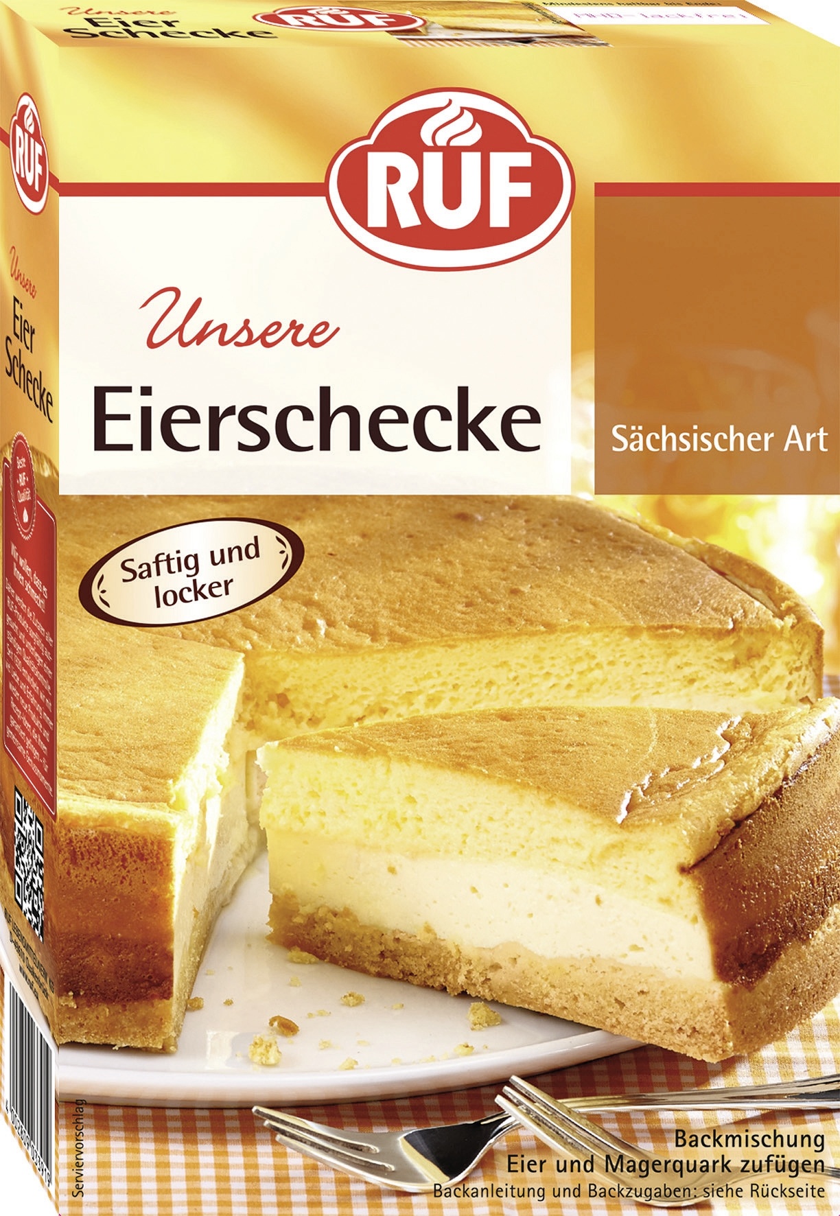 Ruf Eierschecke Backmischung 462g