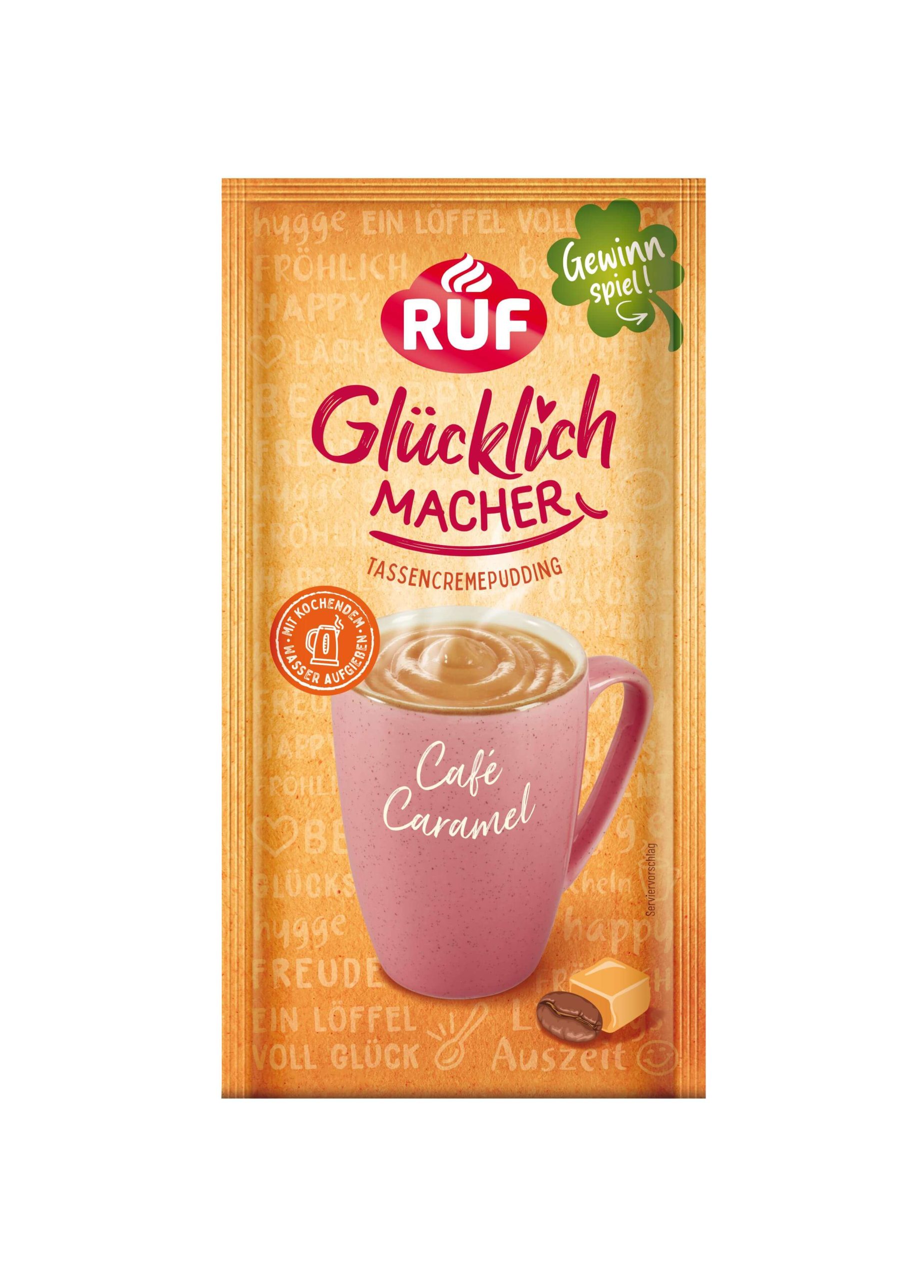 Ruf Glücklichmacher Tassenpudding Café Caramel 59g